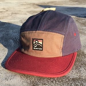 Burton Cordova Cotton 5 Panel Camp Hat Mood Indigo
